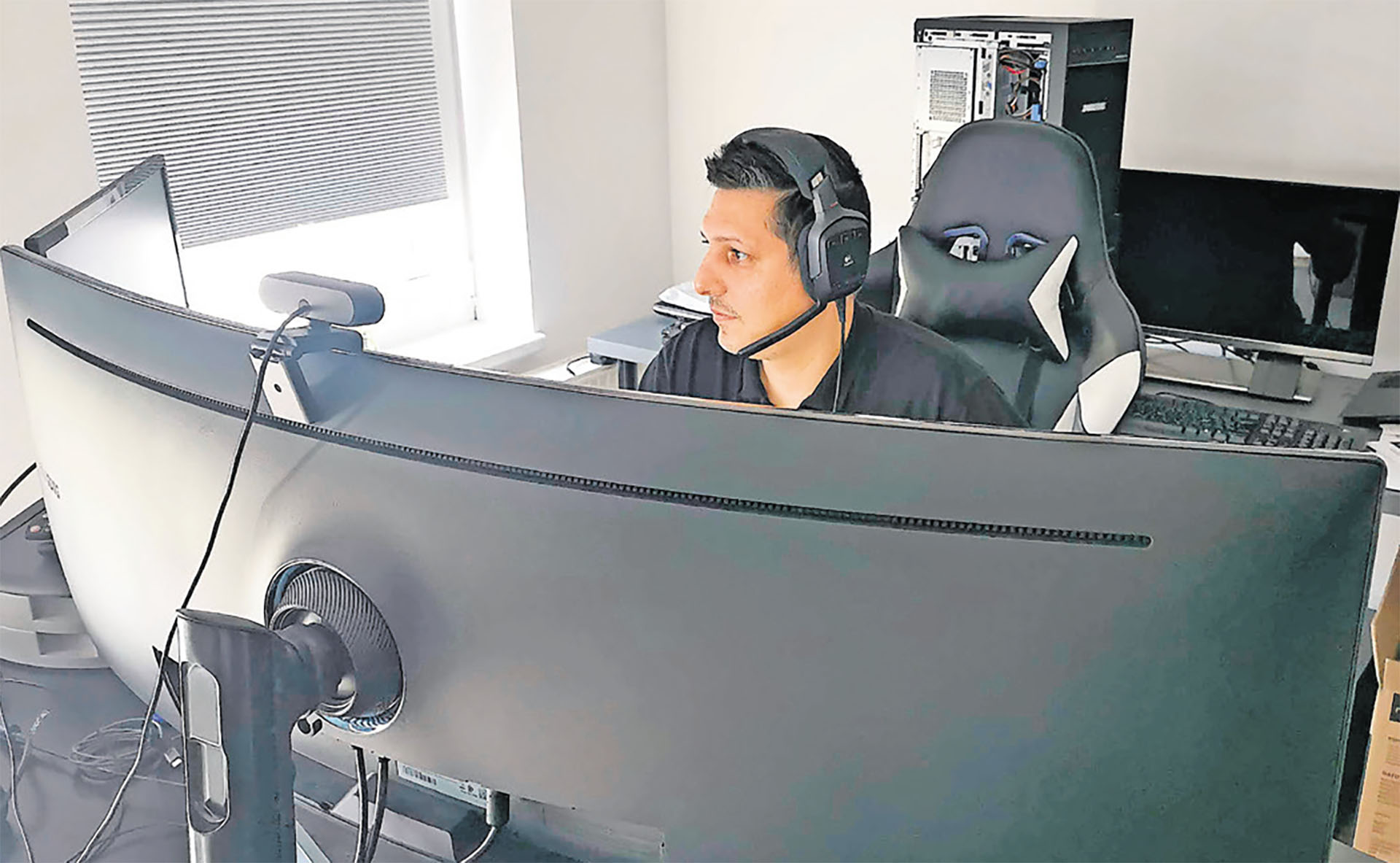 Mitarbeiter am Arbeitsplatz